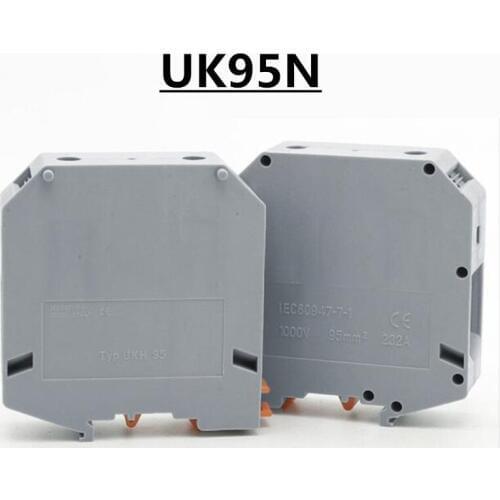 2PCS UK95N UK Series Universal Terminal Block Terminal Connector/Cable Connector/Wire Connector/Splice 95MM UK-95N