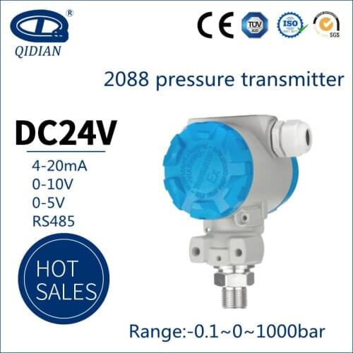 2088 housing pressure transmitter with LCD dispaly pressure transducer RS485 output pressure gauge