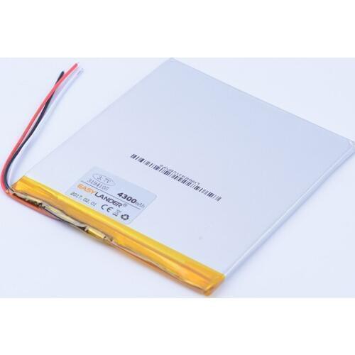 3194105 3.7V 4300mAh Rechargeable Li-Polymer Li-ion Battery For Tablet PC Onda V820W 16G 32G onda v80 plus DVD 3-wire 3494105