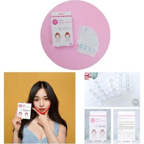 40Pcs/Box Secret Lift Tape Effective Face Sticker Thin Invisible Chin Patch MH88