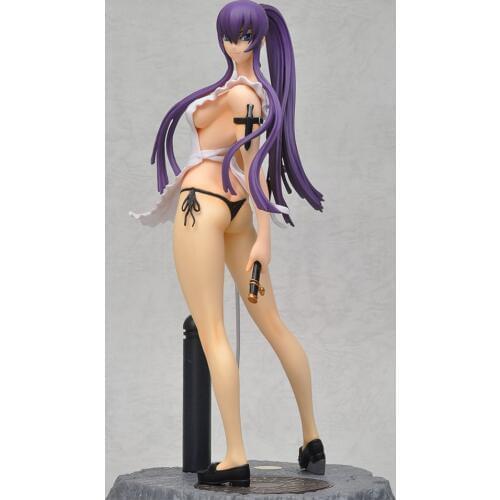 Chara-Ani Highschool of the Dead Busujima Saeko PVC Action Figure Anime Sexy Figure Model Toys Collection Doll Gift