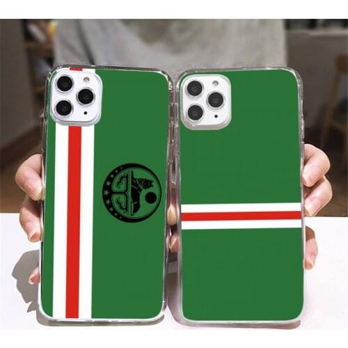 Chechen National Flag Phone Case Transparent soft For iphone 5 5s 5c se 6 6s 7 8 11 12 plus mini x xs xr pro max