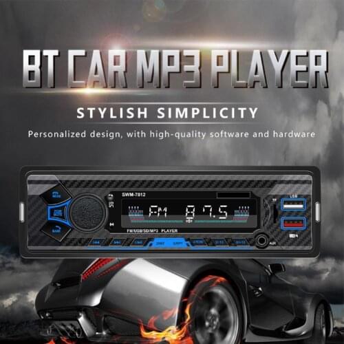 Black High-quality Hands-free Calling MP3 Player Portable Car FM Radio Player Multifunctional for Autos