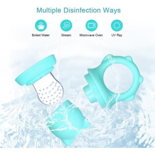 Baby Food Feeder Nipple Fresh Fruit Vegetable Silicone Feeder Easy Clean Pacifier Teether Teething Toy for Infant Toddler Kid
