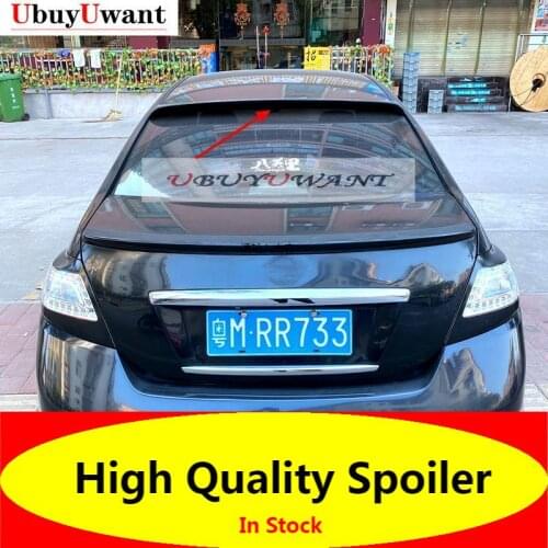 For Nissan Altima Teana Rear Roof Spoiler FRP Primer Color Car Tail Wing Decoration For Altima Teana 2010 2011 2012