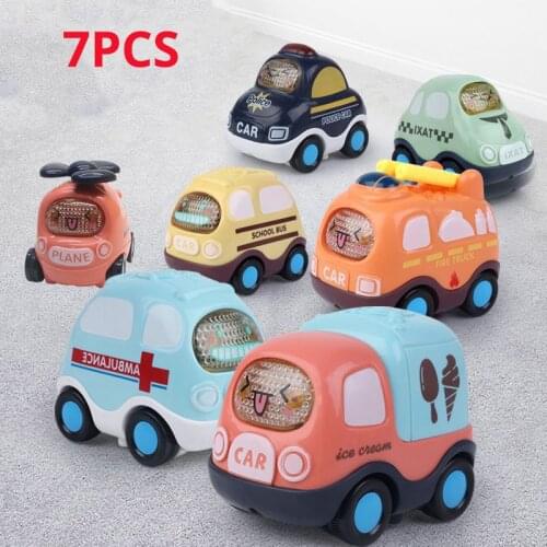 7PCS Tut Tut ABS Vehicle Car Toy For Baby Toddler Children Kid