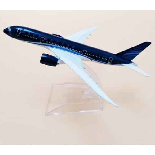 1/400 Scale 16 CM Boeing B787 AZAL Azerbaijan Airlines Airplane Model Aircraft Diecast Alloy Plane Gift Decoration Collectible