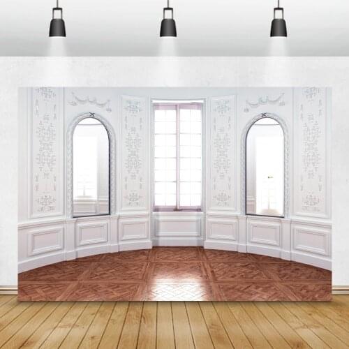 Laeacco Old Vintage Gray Chic Wall Window Floor Baby Child Portrait Photography Backdrop Photo Background Photocall Photo Studio