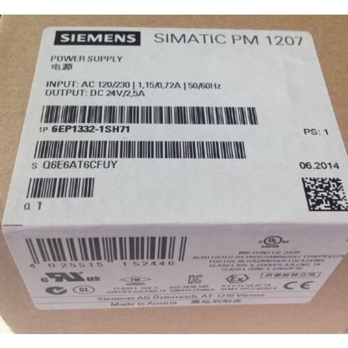 New or Used Original 6EP1332-1SH71 6EP1 332-1SH71 S7-1200 PM 1207 24V 2.5A Power Supply Module 6EP1332-1SH71