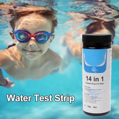 Upgrade 14-in-1 Drinking Water Test Strip, Water And Tap Water Quality Test, Simple And Fast Hardness Test PH Bromine Nitrate