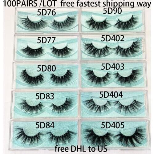Wholesale MIKIWI 5D Dramatic Mink Lashes Custom Logo Labels Lashes 3D Natural Soft Handmade Mink Lashes In Bulk Free Fastest Way