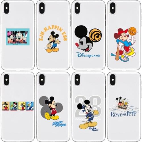 Disney nice Anime Transparent Phone cover hull For SamSung Galaxy S8 S9 S10e S20 S21 S30 Plus S20 fe 5G Lite Ultra soft case