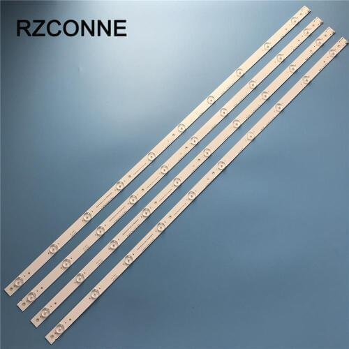 855mm LED Backlight strip 10 lamp SVJ430A07 Rev07 R L-type for Changhong 43'' TV LED43D7200I LB-C430F14-E1-L-G1-SE1 SE2