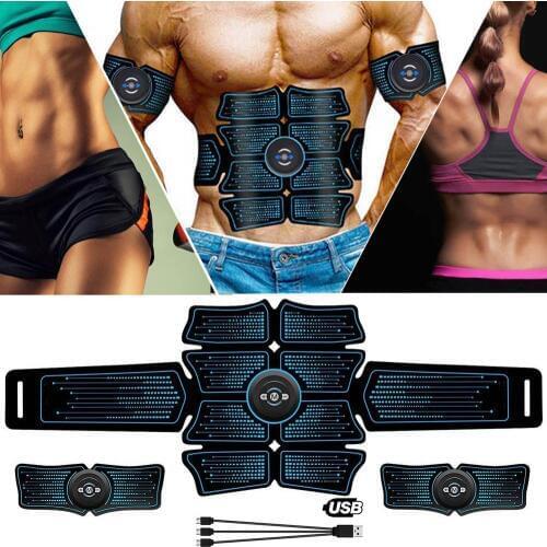 ABS Abdominal Muscle Trainer Electric Press Stimulator Slimming Fitness EMS Exercise Machine Home Gym Fitness Equipment Training