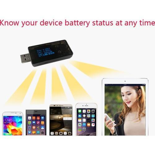 USB 3.0 OLED detector USB Charger Doctor voltmeter ammeter power capacity voltage current battery tester meter QC 2.0 3.0