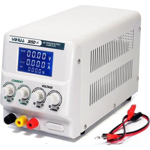 YIHUA 305D-IV High Precision Dc Voltage Switch Power Supply Adjustable 4 Digital Display 30V/5A Voltage Regulators Power Supply