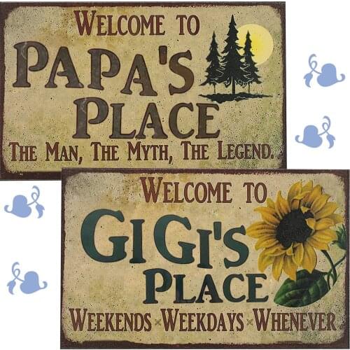 Retro Style Sign Sogan Wall Sign Wrought Iron Sign Decoration Decoration