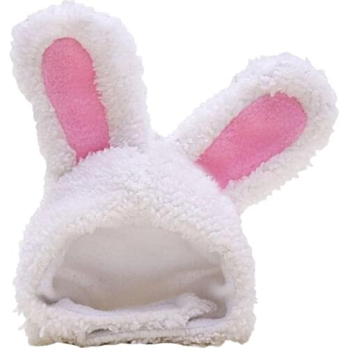 Funny Pet Dog Cat Cap New Year Party Christmas Cosplay Costume Warm Rabbit Hat