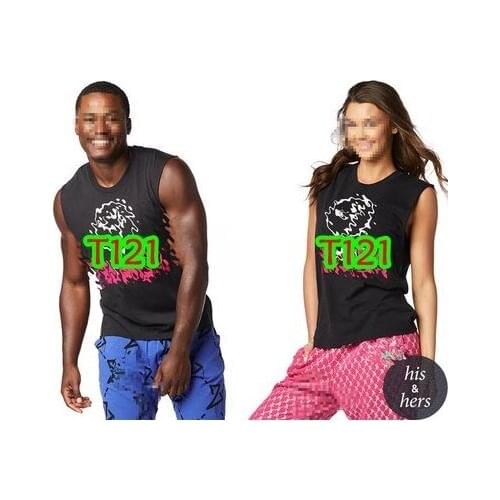 FIT FUNKY Womens Knitted cotton clothes zum fitness clothes tshirt tops fashion vest tank unisex T121