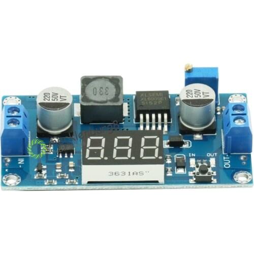 10Pcs DC-DC XL6009 Boost Step Up Power Supply Module Digital 4.5-32V to 5-52V Step-up Voltage Regulator With LED Voltmeter