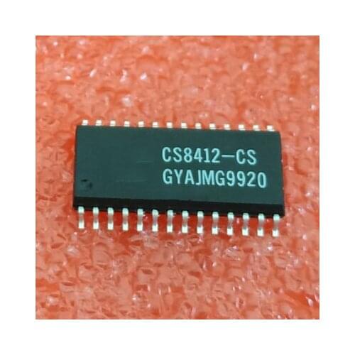 2pcs/lot CS8412-CS CS8412CS CS8412 8412 SOP-28 In Stock