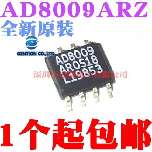 5PCS AD8009 AD8009AR AD8009ARZ SOP-8 in stock 100% new and original