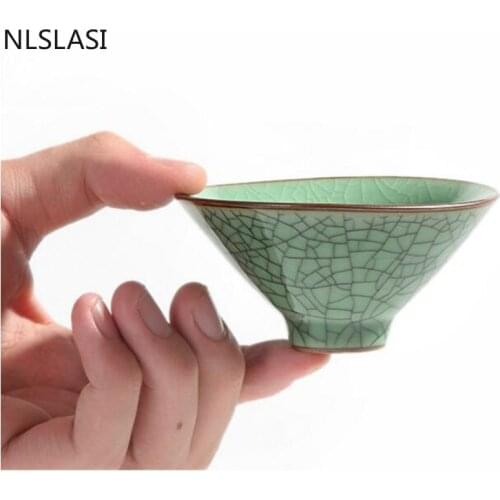 6 pcs/set Chinese Handmade ceramic Tea cup tea bowl porcelain Tea set Accessories Master Teacup portable Personal Single Cup