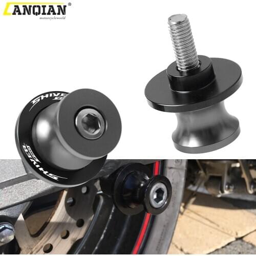 Motorcycle Accessories 6mm Swingarm Sliders Spools Stand Bobbins CNC Aluminum Alloy For Aprilia Shiver 750 2008-2020 2009 2010