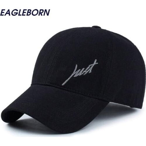 2021 100% Cotton Mens Baseball Caps Just Logo Unisex Baseball Cap for Men Women Casual Outdoor Snapback Hats Breathable Washed