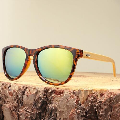 Wooden Bamboo Butterfly Sunglasses For Men/Women Mirror Shades Free Shipping,come with a handmade leather case