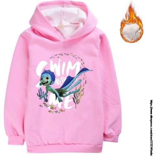 Girls Childrens Hoodie New movie Luca Toddler Girl Hoodies for Teen Girls Printed Oversized Hoodie For Christmas Clothing