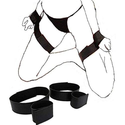 Erotic Accessories Handcuffs & Ankle Cuffs BDSM Bondage Set Restraint Open Leg Sex Toys For Couples Sex Shop No Vibator