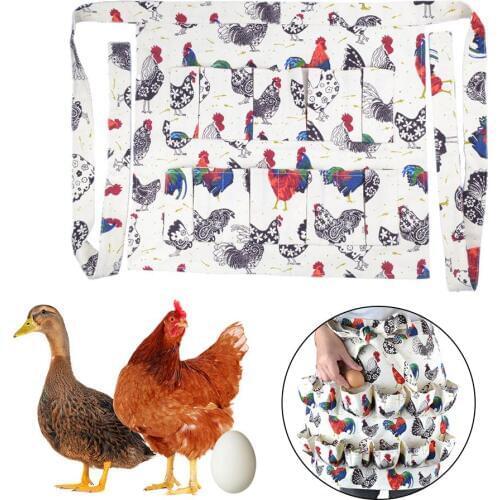 Egg Collecting Apron Pockets Holds Chicken Farmhouse Farm Home Waterproof Aprons For Women With Pockets Kitchen Apron Christmas