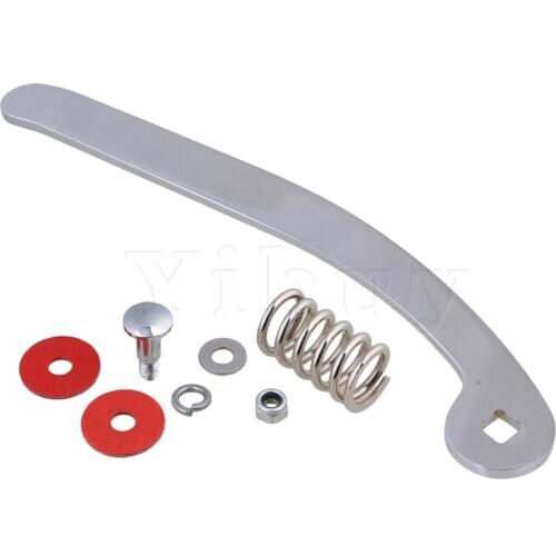 Yibuy Zinc Alloy Chrome Plate Electric Guitar Tremolo Arm Bar with Spring Screw