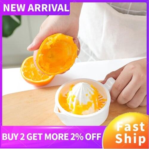 Kitchen Accessories Manual Plastic Fruit Tool Orange Lemon Squeezer Juicer Machine Portable Citrus Juicer DIY