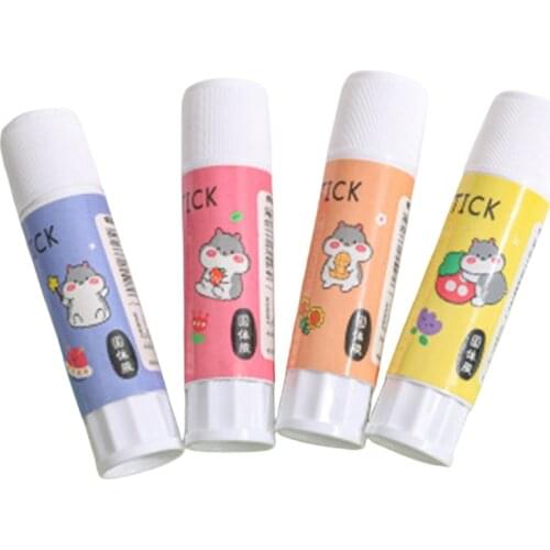 Cartoon Solid Glue Stick Strong Adhesives for student Stationery School Supplies J2HC