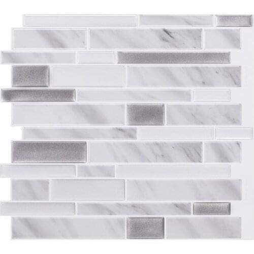 EasyTiles Modern Kitchen Decor wall Sticker,Premium Anti-Mold Peel And Stick Tiles For Kitchen Backsplash Decor - 1 Sheet