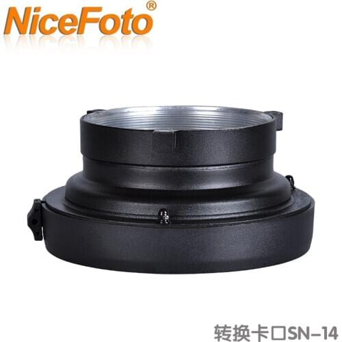 NiceFoto conversion card flash light card sn-14 flash exchange mount bowen to Elinchrom