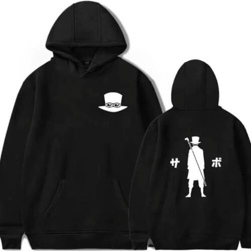 2021 New Season, Unisex Cotton Top Quality Manga Style Anime: One Piece Portgas D. Ace Cool Hoodies Sweatshirt