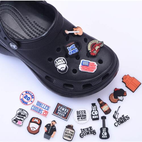 Pop Culture Clog Shoes Charms Combs For Croc Charms Accessories Club Croc Shoes JIBZ Adult Boys Party Gift