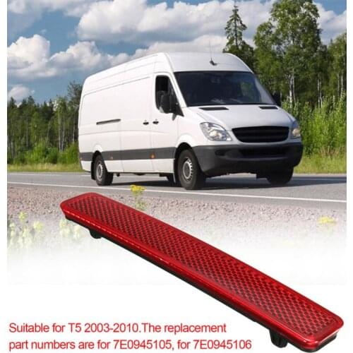 Rear Bumper Reflector Replacement False Light For T5 For Multivan 2003-2010 Tail Light Bars Brake Parking Warning