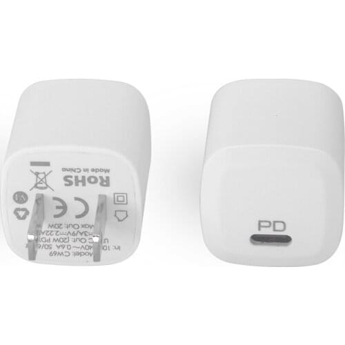 20W PD 3.0 Fast Charger 9V2.11A 12V1.67A TYPEC QC3.0 Wall Phone Charger For iPhone Xiaomi Samsung