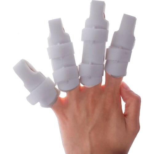 Finger Brace Support Posture Corrector 4 Sizes Aluminium Finger Hand Splint Recovery Injury Pain Bending Deformation Correction