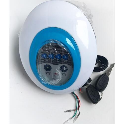 5 in1 LED Headlight Frontlight for Electric Bike Scooter 36V Light with Horn Lock