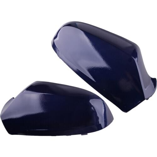 1 Pair Car Rearview Wing Mirror Cover Cap Shell Blue ABS Fit For Vauxhall Opel Astra H MK5 2004 2005 2006 2007 2008 2009