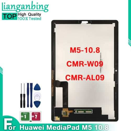 10.8 " LCD For Huawei MediaPad M5 10.8 CMR-AL09 CMR-W09 LCD Display Panel Touch Screen Digitizer Sensor Assembly Replacement
