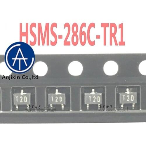 10pcs 100% orginal and new Schottky barrier diode HSMS-286C-TR1 silk screen T2 SOT-323 in stock