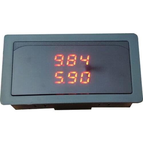 2-Channel Adjustable Digital Process Panel Meter 0-10V 4-20mA Indicator Analog Signal Display Unit RS485 Relay Output