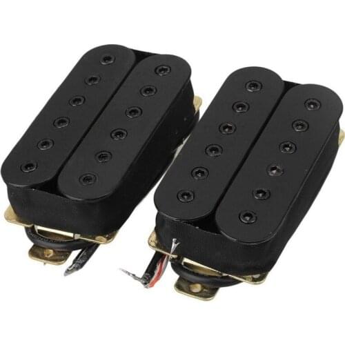 2Pcs Set Double Coil Metal Humbucker Pickup Pick-Up Set For Electric Guitar Parts Accessories