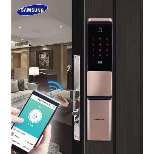 2019 NEW SAMSUNG Fingerprint Digital Wifi Door Lock IoT Keyless SHP-DR719 Big Moritse